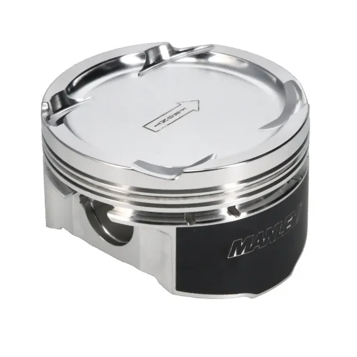 Manley 03-06 Evo 8/9 (7 Bolt 4G63T) 86mm +1mm Over Bore 100mm Stroke 8.5 1 Dish Pistons w/ Rings