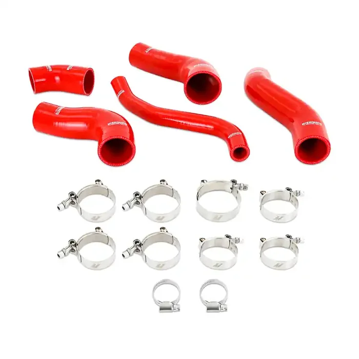 Mishimoto 13-17 Hyundai Veloster Turbo Silicone Intercooler Hose Kit – Red
