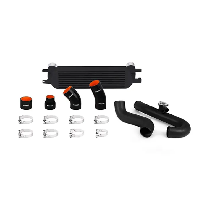Mishimoto 2015 Ford Mustang EcoBoost Performance Intercooler Kit – Black Core Wrinkle Black Pipes