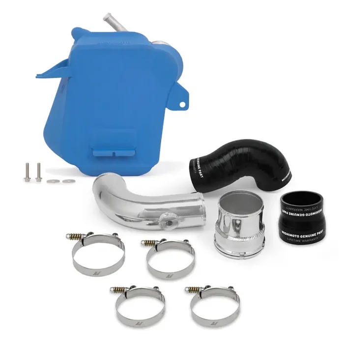 Mishimoto 2017+ Ford 6.7L Powerstroke Air-To-Water Intercooler – Micro-Wrinkle Blue