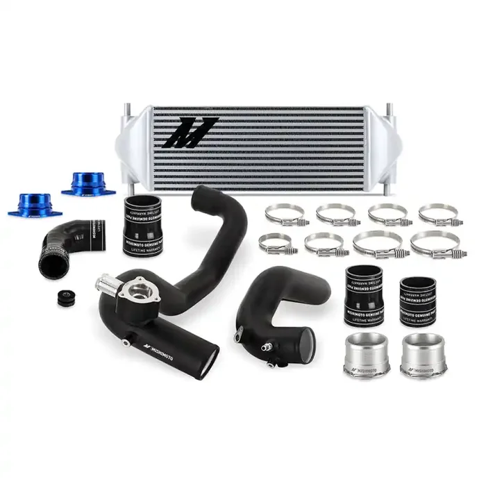 Mishimoto 2021+ Ford Bronco 2.3L Intercooler Kit – Black Pipes/Silver Core
