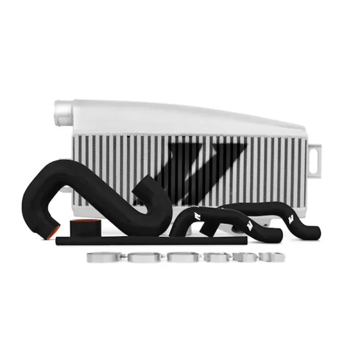 Mishimoto Subaru 02-07 WRX/04-07 STi Top-Mount Intercooler Kit – Silver/Black Hoses – Not For iRHD