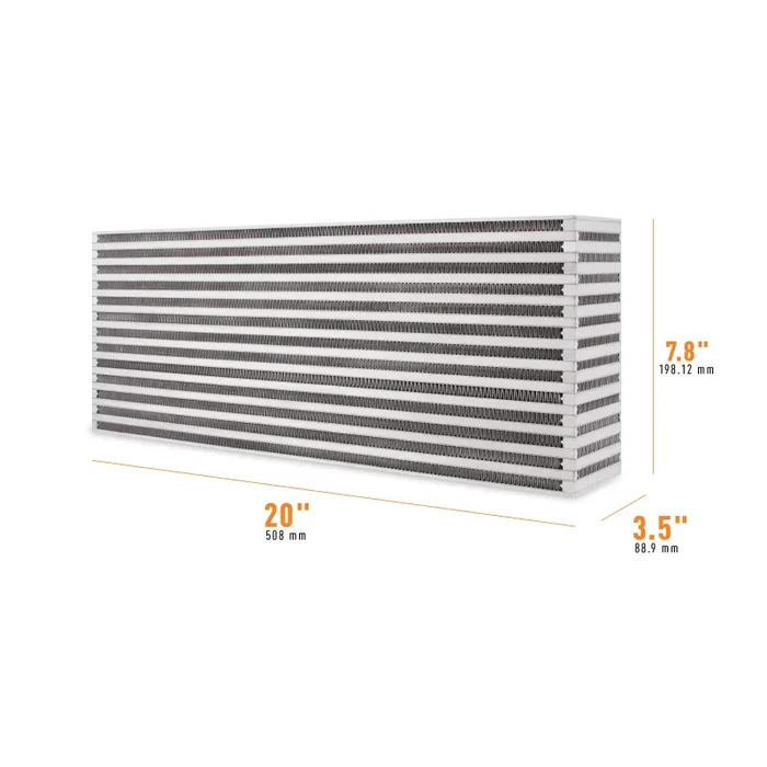 Mishimoto Universal Air-to-Air Intercooler Core – 20in / 7.8in / 3.5in