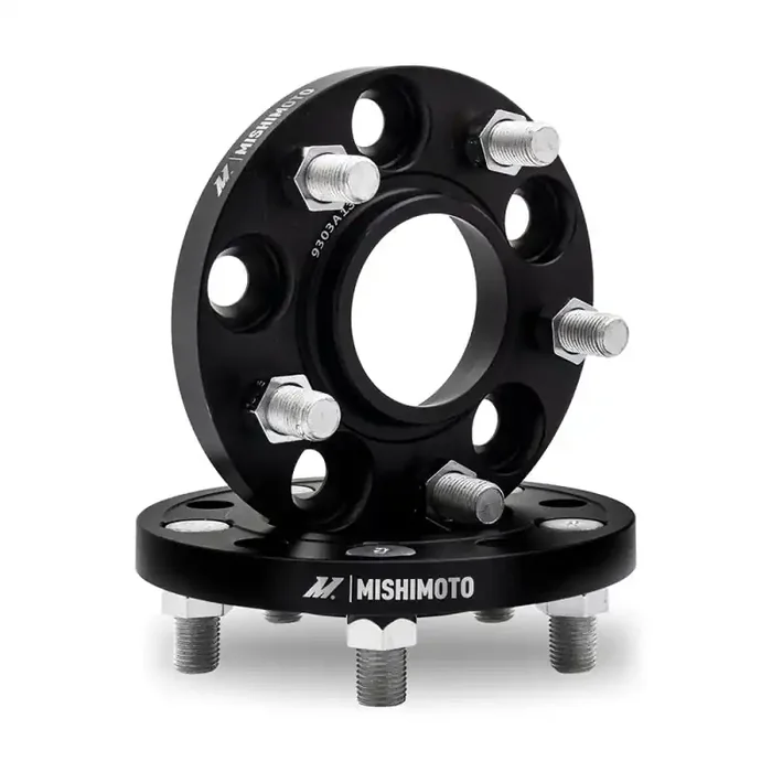 Mishimoto Wheel Spacers – 5×114.3 – 66.1 – 15 – M12 – Black