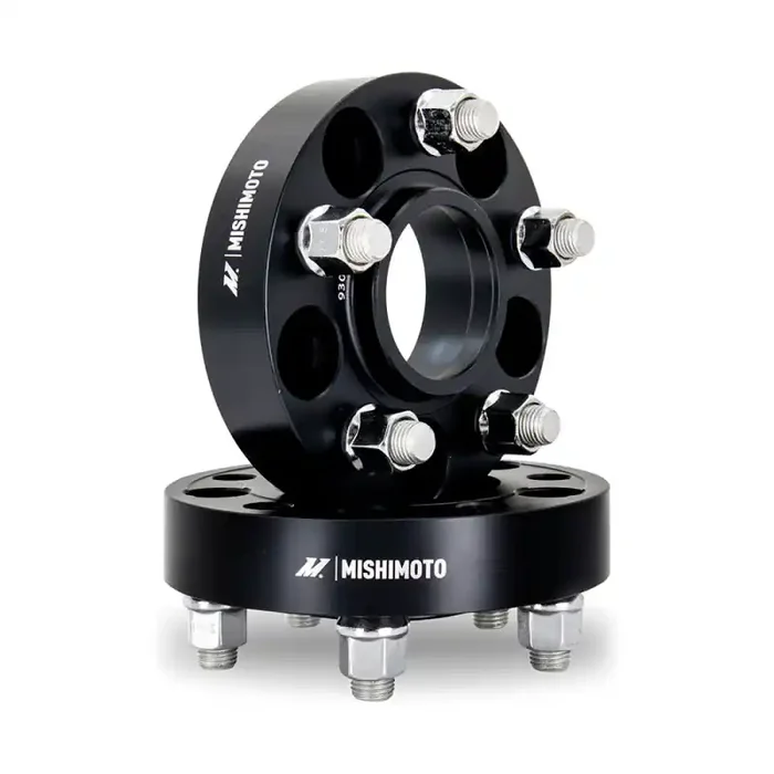Mishimoto Wheel Spacers – 5X114.3 / 70.5 / 45 / M14 – Black