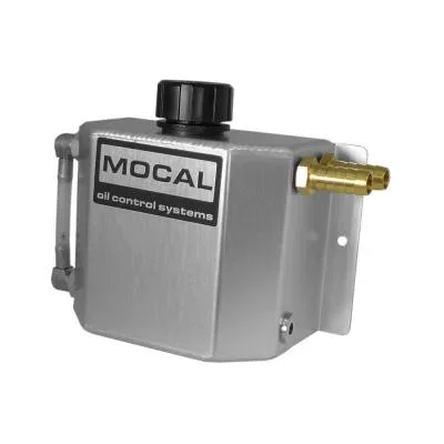 Mocal Oil Catch Tank 1 Litre Brushed Aluminium