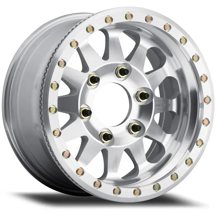 MR101 Beadlock MACHINED – RAW 17X9 8X6.5 -12mm