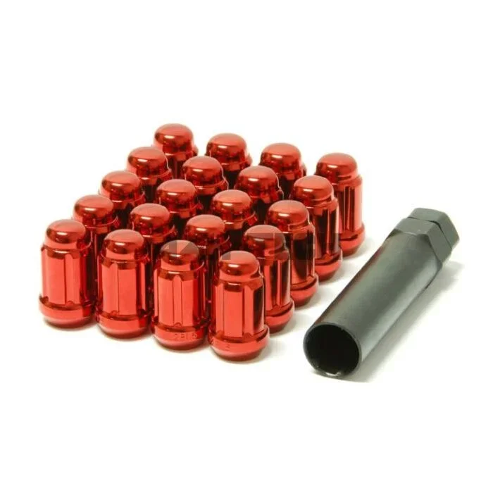 Muteki Super Tuner wheel nuts red (closed end) M12x1.5 (conical)
