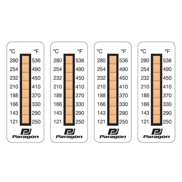 Paragon Performance – Brake Caliper Temperature Indicator Strips (250-536°F)