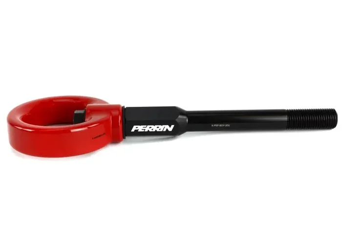 PERRIN 02-07 Subaru WRX/STI Tow Hook Kit (Front) – Red