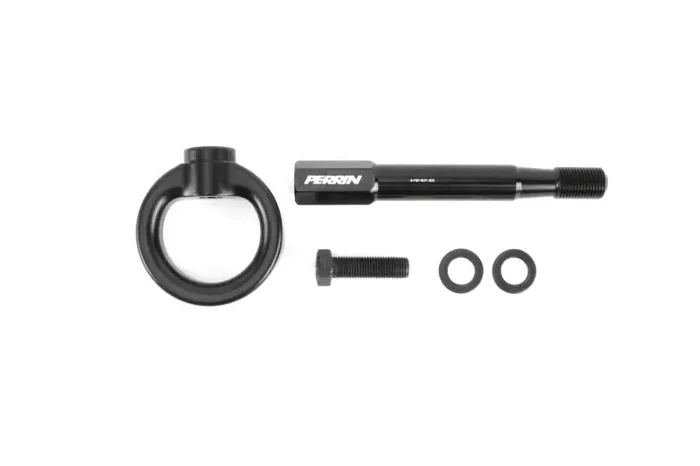 PERRIN 13-25 Subaru BRZ / 13-20 Scion FRS & Toyota 86 / 22-25 GR86 Tow Hook Kit (Rear) – Black