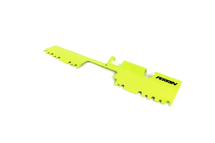 PERRIN 15-21 Subaru WRX/STI Radiator Shroud (With OEM Intake Scoop) – Neon Yellow