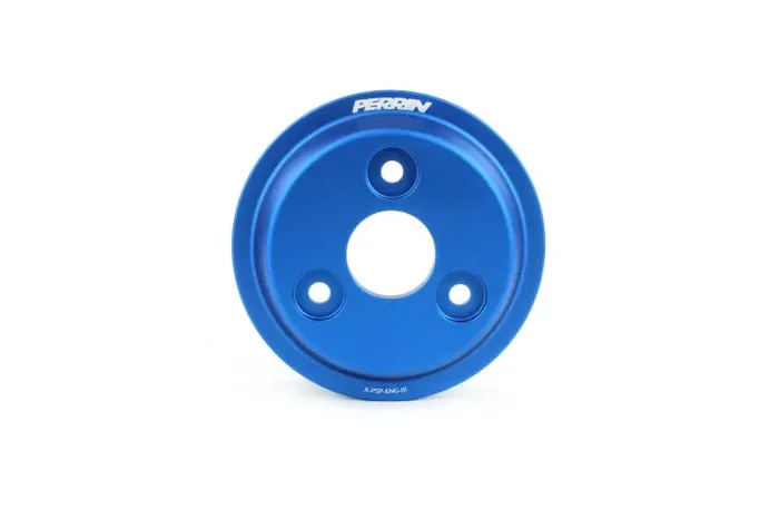 PERRIN 22-25 Subaru WRX / 21-25 Crosstrek / 20-25 LGT/OBXT/FXT Lightweight Water Pump Pulley – Blue