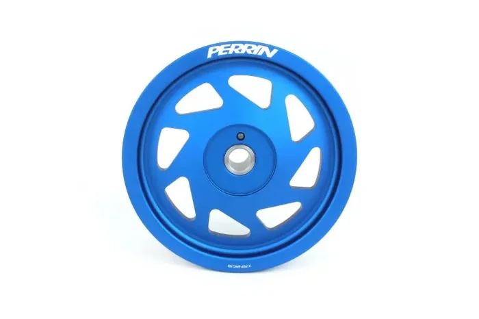 PERRIN 22-25 Subaru WRX/BRZ & Toyota GR86 / 20-25 FXT/OBXT Lightweight Crank Pulley – Blue