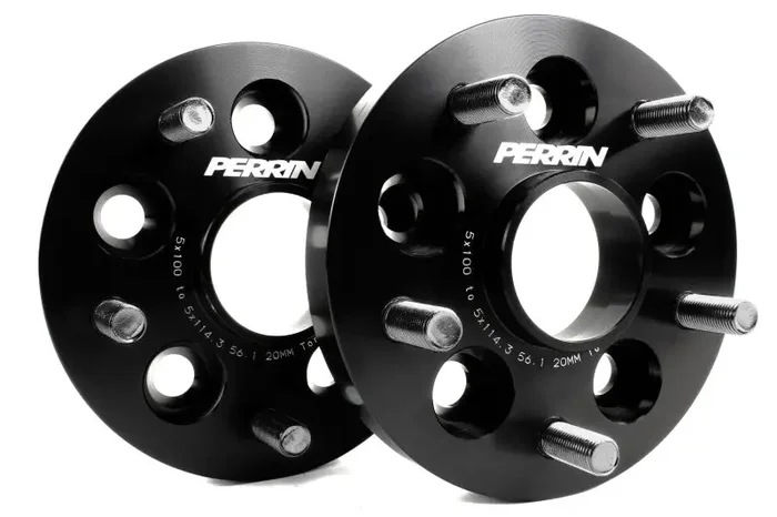 PERRIN Subaru/Toyota/Scion 20mm Wheel Adapter (Bolt-On Type) 5×100 to 5×114.3 w/56mm Hub – Pair