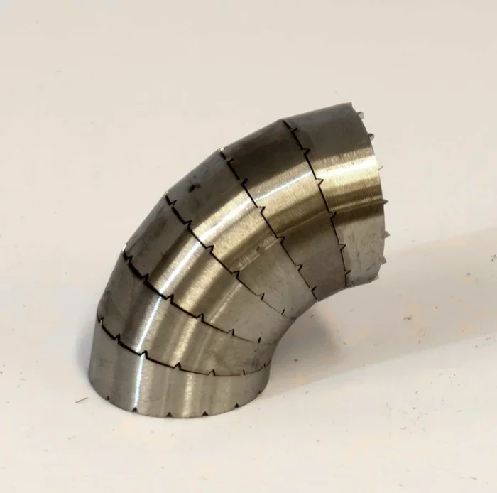 Pie cut Ø35.0mm 15° r=35.0 Stainless