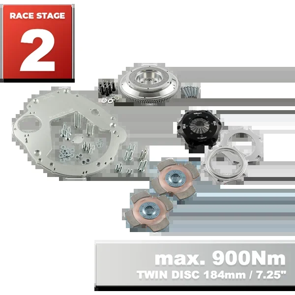 PMC RACE STAGE 2 BMW M50 M52 M54 S50 S52 S54 – BMW M57N HGD JGA- 184mm 7.25″ (P)