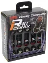 Project Kics 12×1.50 R40 Iconix Lock & Lug Nuts – Black w/Black Seat w/o Cap (16+4 Locks)