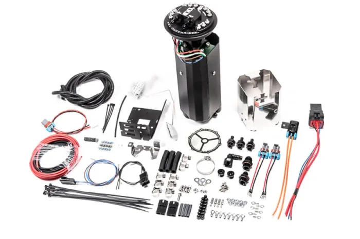 Radium Nissan R32 GT-R Fuel Hanger Surge Tank Walbro or AEM 50-1200 – Pumps Not Included