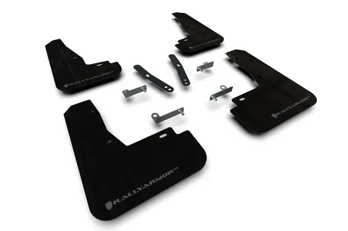 Rally Armor 22-25 Kia EV6 Black UR Mud Flap Dark Grey Logo