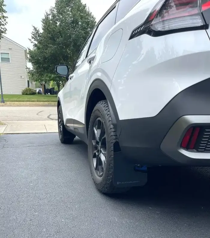 Rally Armor 23-25 Kia Sportage Black UR Mud Flap w/ Metallic Black Logo