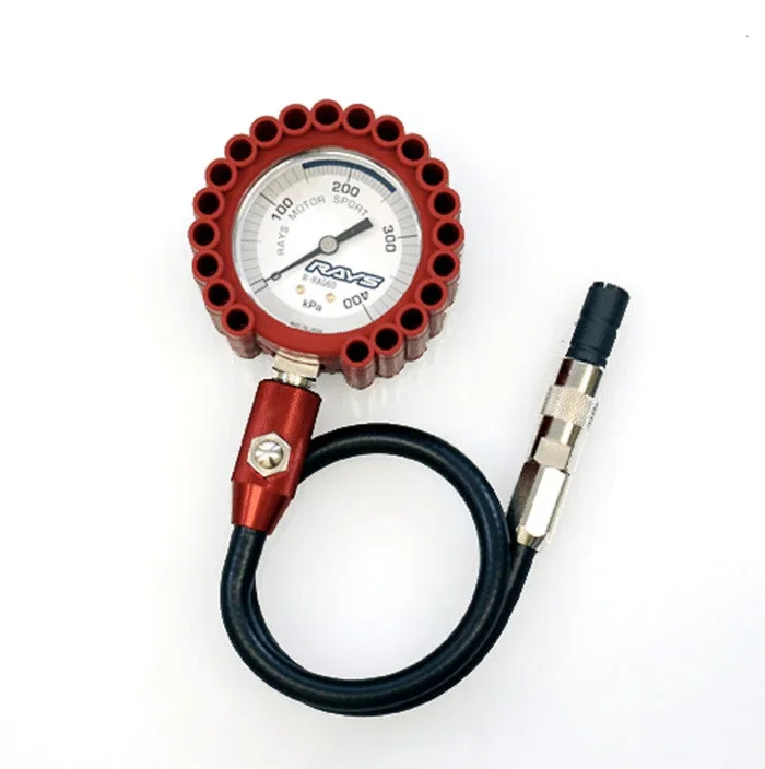 Rays Racing Air Gauge 75 PSI (Red) – Universal