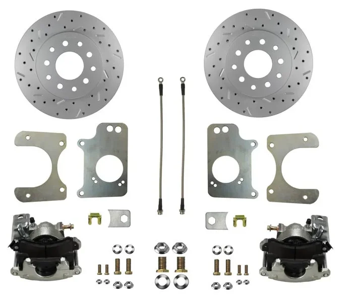 Rear Disc Brake Conversion Kit – GM 10 Bolt Axles with 3 Bolt Flange – MaxGrip XDS
