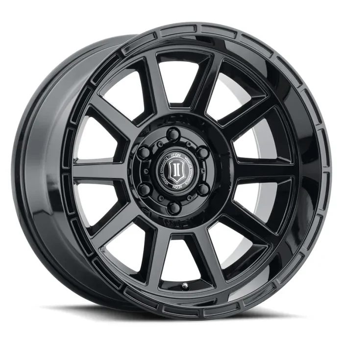 RECOIL GLOSS BLACK MILLED 20X10 6X5.5 -24mm