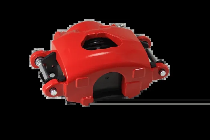 Red Powder Coated Single Piston Caliper for GM – Right Side