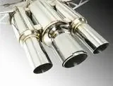 Remark Catback Exhaust, Honda Civic Type-R Spec III (2017+) Stainless Steel Tip Cover (Non-Resonated)