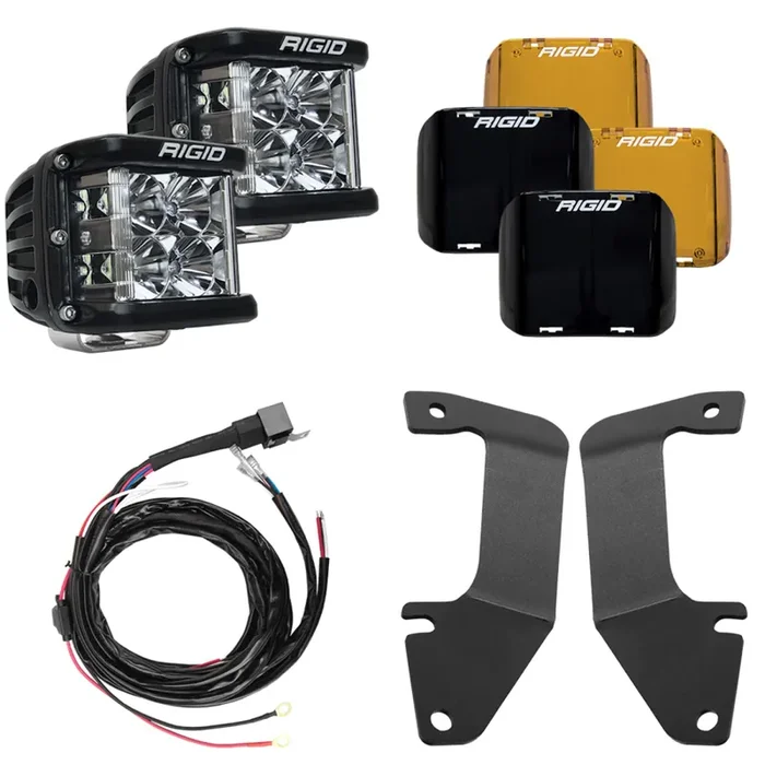 RIGID 2014-2020 Toyota Tundra A-Pillar Light Kit Includes D-SS Flood – 46705