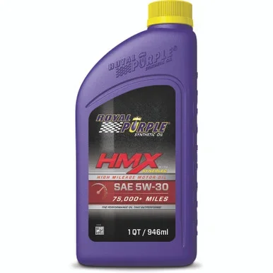 Royal Purple HMX Premium Synthetic High Mileage 5W30 Motor Oil – Quart