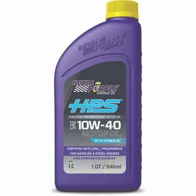 Royal Purple HPS Synthetic High Performance Street 10W40 Motor Oil – Quart