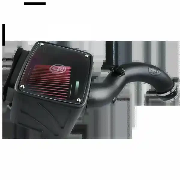 S&B Cold Air Intake For 01-04 Chevrolet Silverado GMC Sierra V8-6.6L LB7 Duramax Cotton Cleanable Red – 75-5101