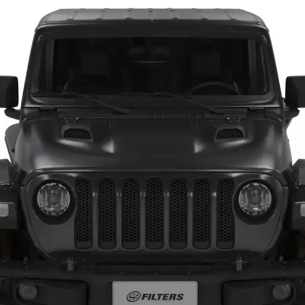 S&B Jeep Air Hood Scoops for 18-22 Wrangler JL Rubicon 2.0L, 3.6L, 20-22 Jeep Gladiator 3.6L Scoops Only Kit – AS-1015