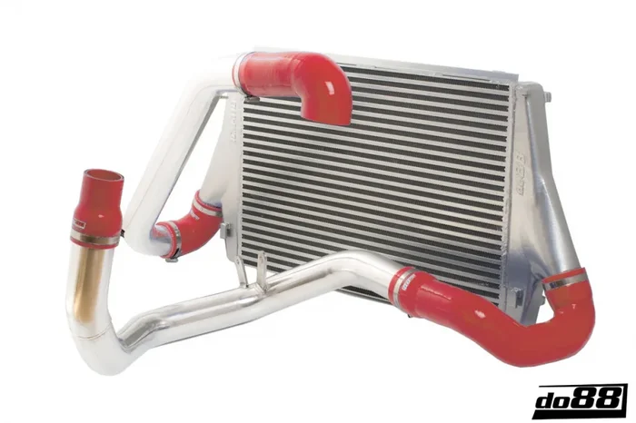 SAAB 9-3 2.0T 2003- Intercooler Kit Red hose
