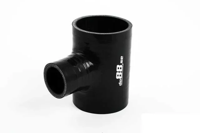 Silicone hose Black T 2,5” + 2” (63+51mm)