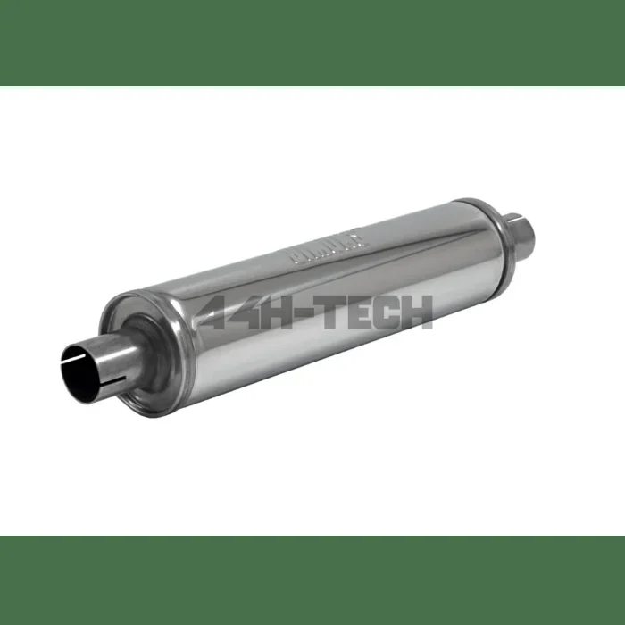 Simons stainless steel muffler Midi 1.75” round (universal)