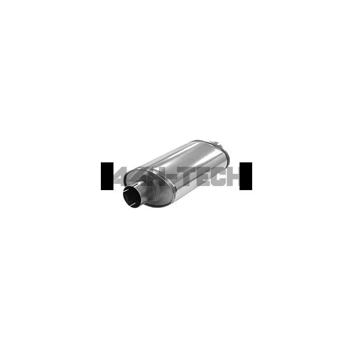 Simons stainless steel muffler Super oval 2.5” (universal)