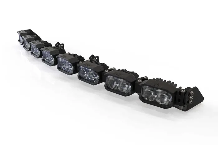 Single Row 2Banger LED Light Bar 8 Pod/31.5″