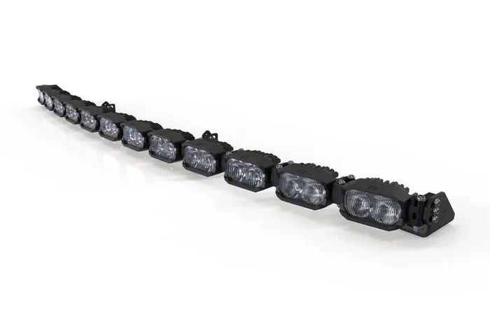 Single Row 2Banger Light Bar 12 Pod/47″