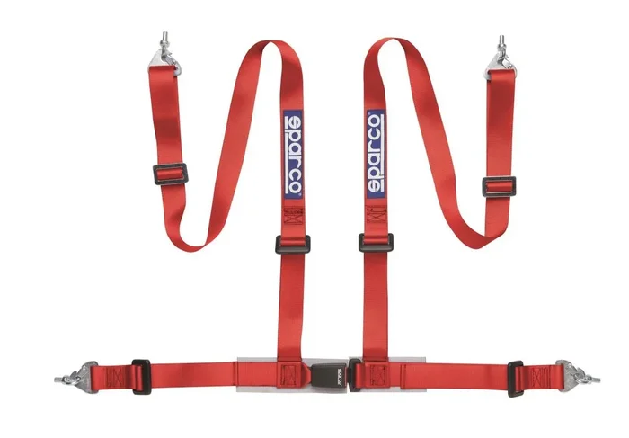 Sparco 4pt Safety harness red – Street