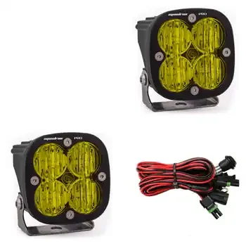 SQUADRON PRO LED LIGHT AMBER WIDE CORNERING PAIR