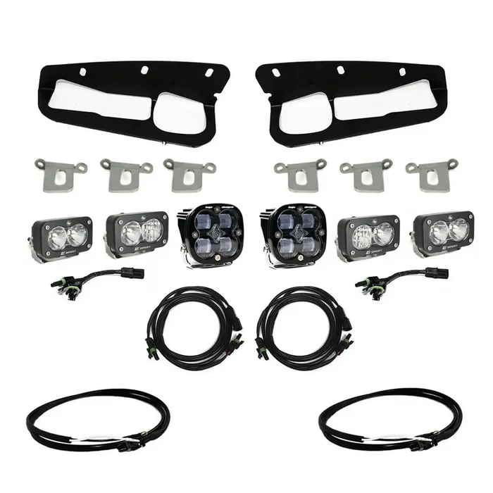 Squadron SAE/S2 Dual Sport Fog Light Kit (OEM Steel Bumper) 2021+ Bronco
