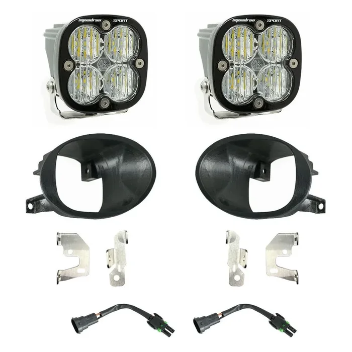 Squadron Sport Fog Pocket Kit 19-24 Sprinter 1500/2500/3500 (Wide Cornering; Clear)
