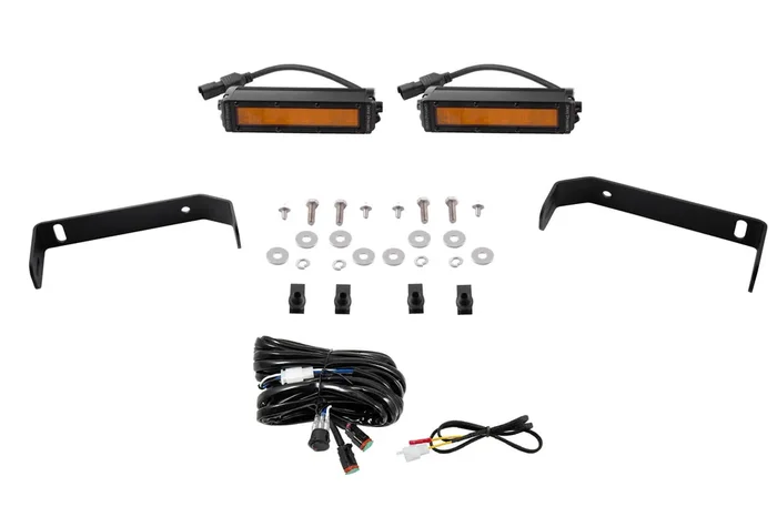 SS6 LED Lightbar Kit for 2019-2021 Ford Ranger, Amber Wide