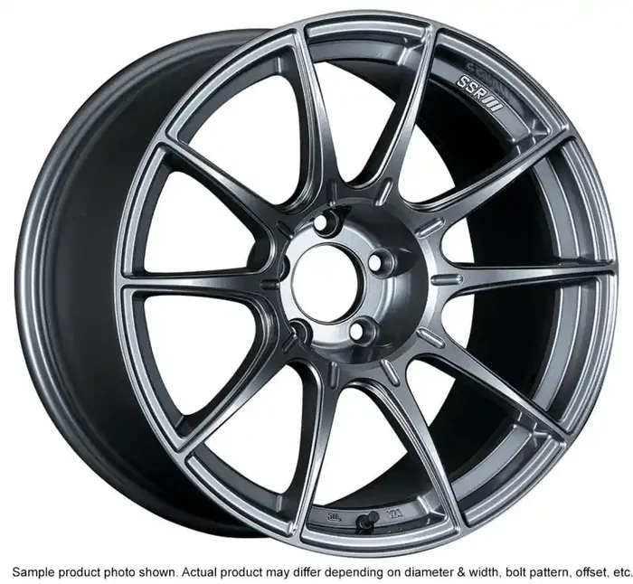SSR GTX01 18×10.5 5×114.3 22mm Offset Dark Silver Wheel G35 / 350z / 370z