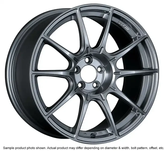 SSR GTX01 18×9.5 5×114.3 40mm Offset Dark Silver Wheel