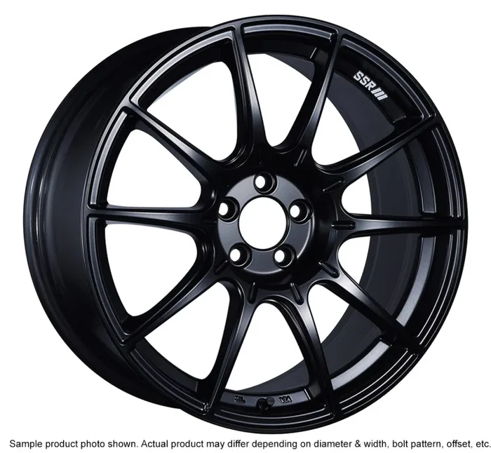 SSR GTX01 19×9.5 5×120 38mm Offset Flat Black Wheel