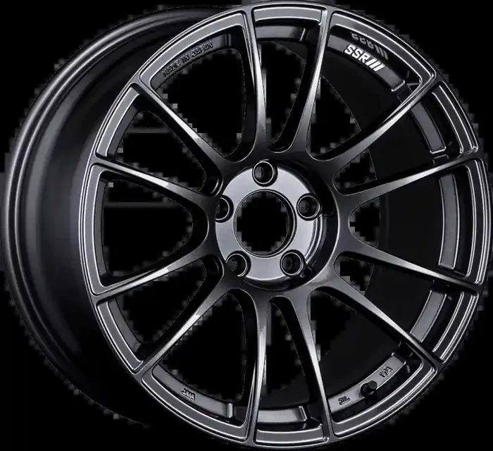 SSR GTX04 18×9.5 5×114.3 22mm Offset Dark Gunmetal Wheel